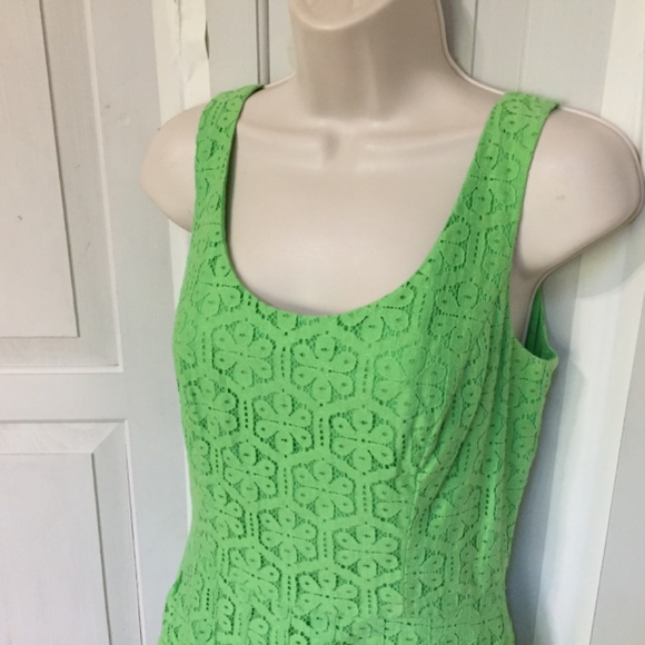 Lilly Pulitzer Green Lace Mini Dress - Picture 11 of 16